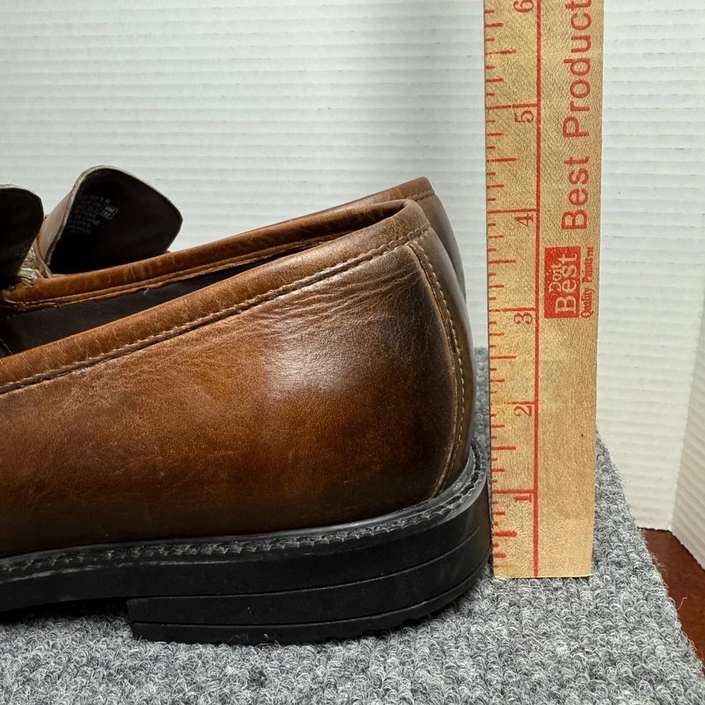Rockport Mens 10.5M Brown Leather Penny Loafers adiPRENE Slip On Comfort K58464